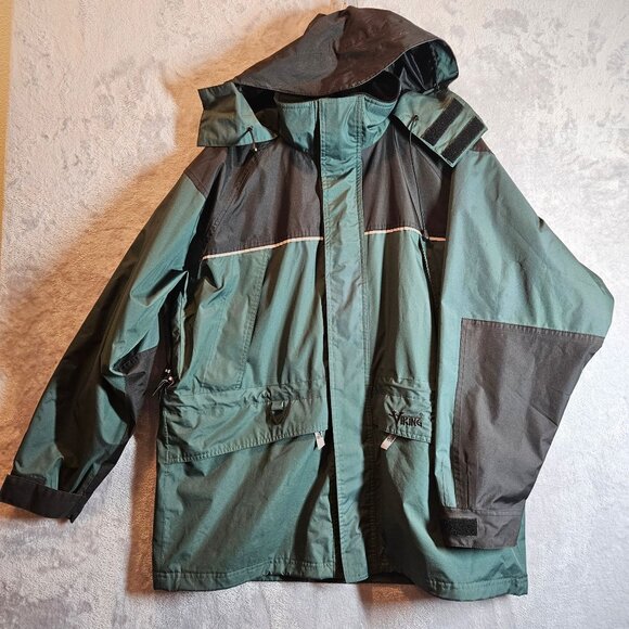Vtg Viking Tempest Coat Mens L ParkaHooded vented gorpcore outdoor